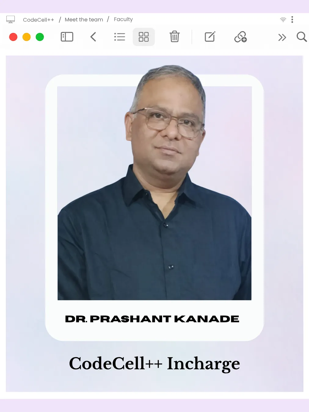 Dr. Prashant Kanade