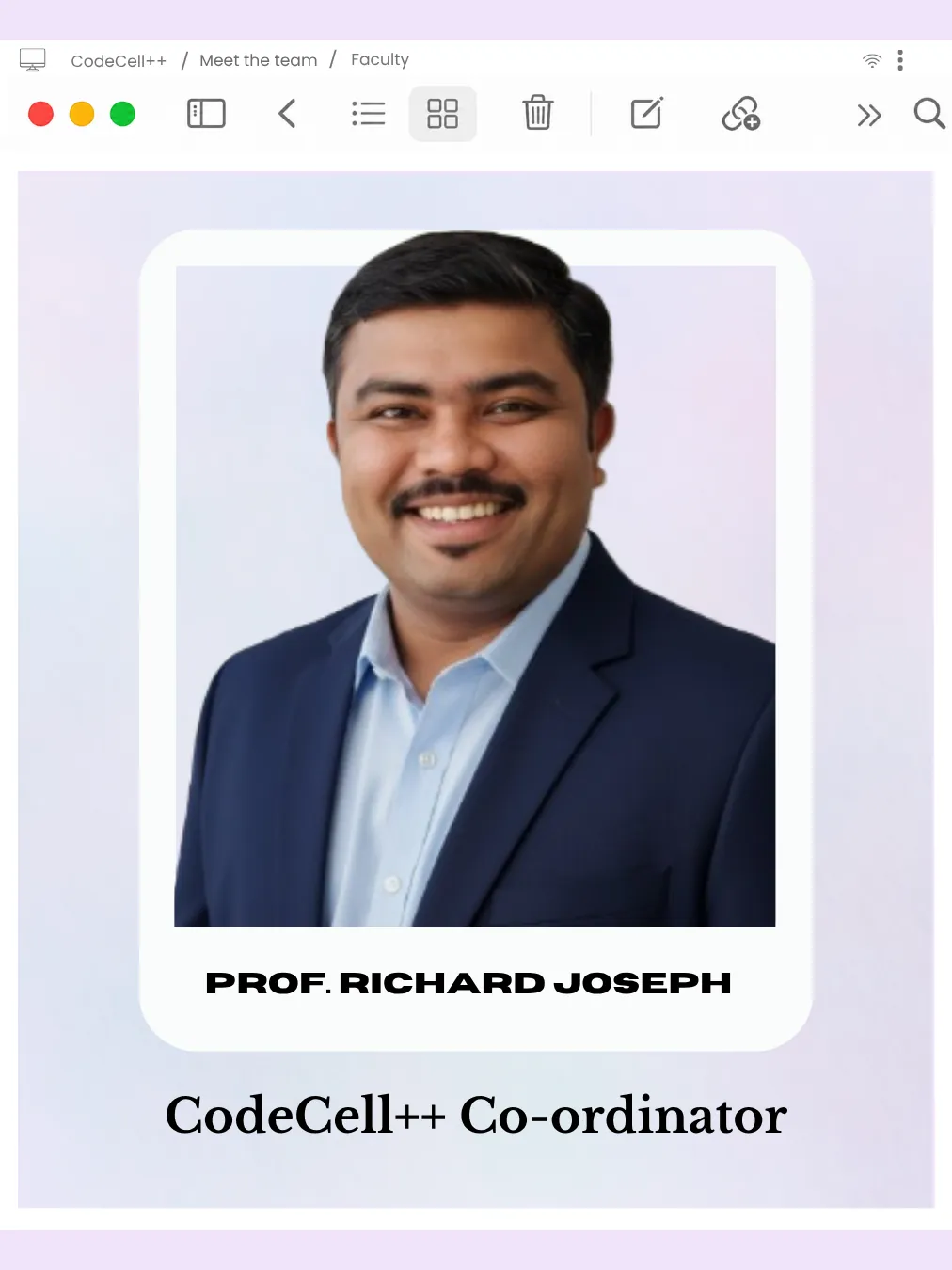 Prof. Richard Joseph